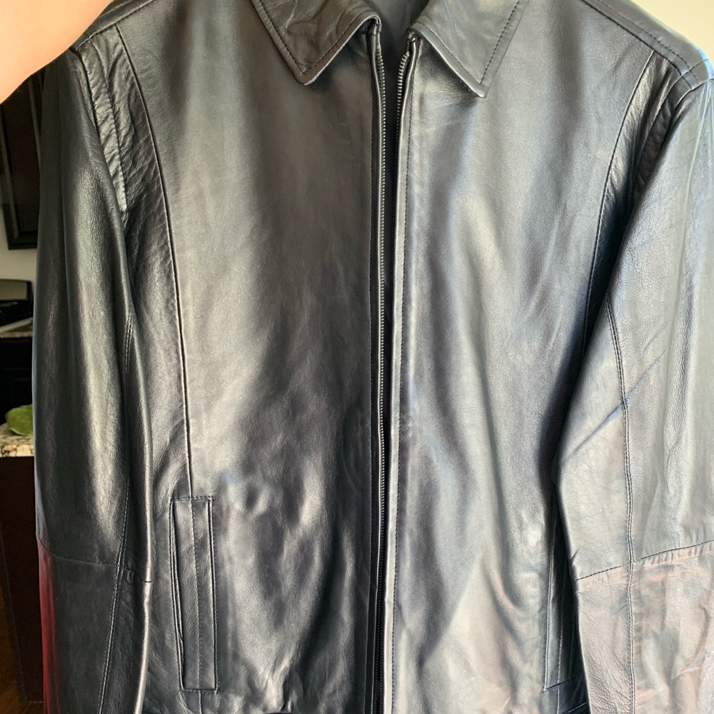 BRAND NEW // Men lamb leather jacket